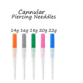 YaBa Disposable 50 Pcs Sterilized Body Piercing Needle I.V. Catheter Cannula Piercing Needles For Tattoo Piercing